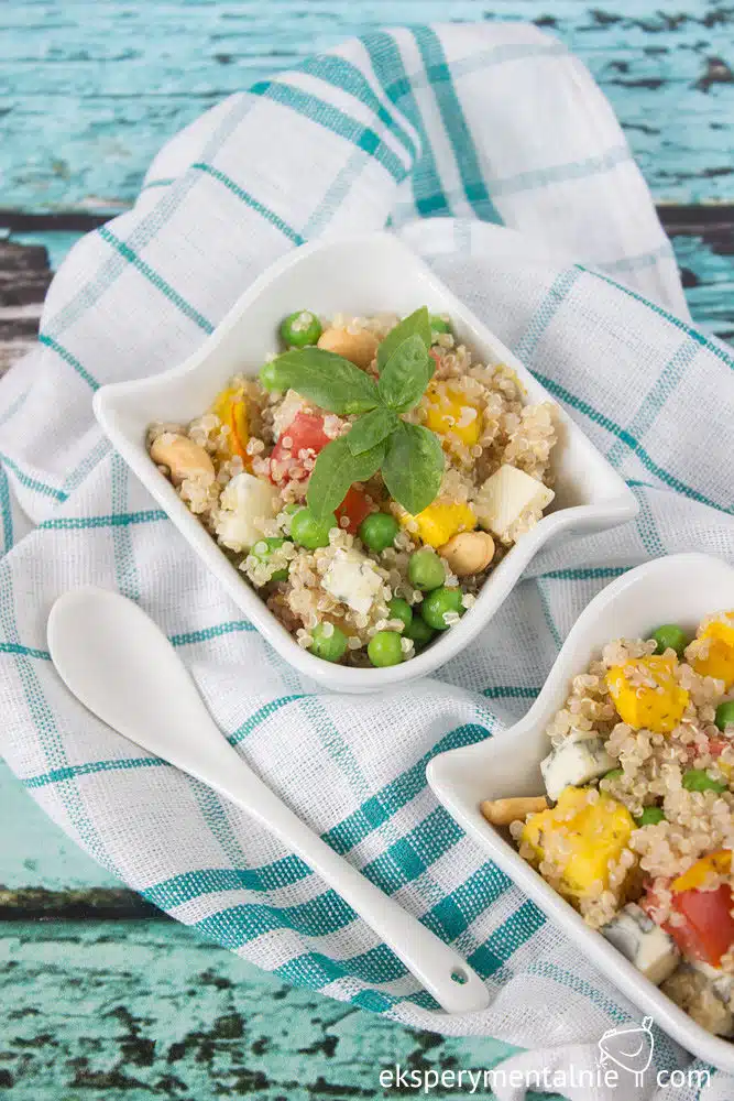 quinoa z pieczoną dynią i serem quinoa z pieczoną dynią i serem