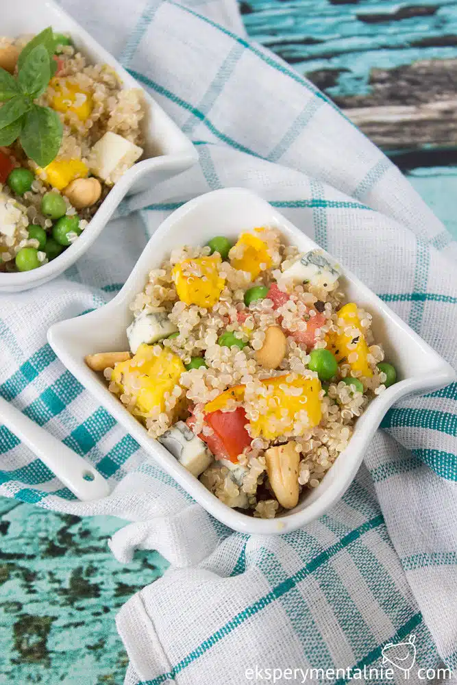 quinoa z pieczoną dynią i serem quinoa z pieczoną dynią i serem
