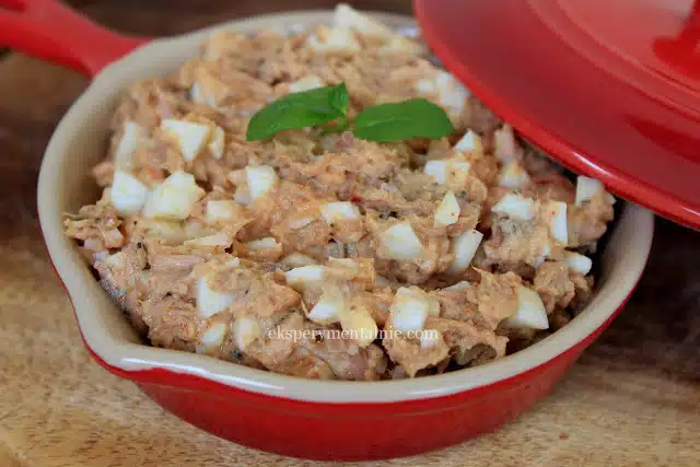 pasta z tuńczyka i jajek