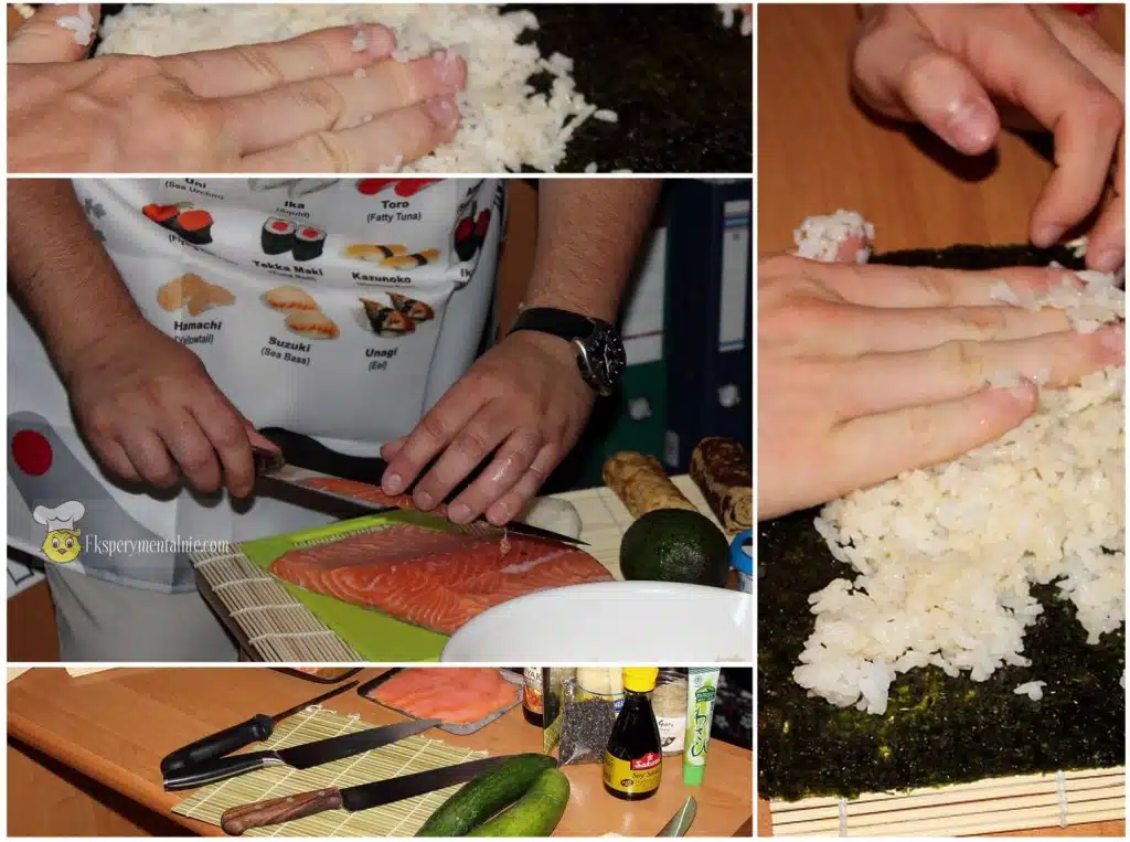 sushi robione w domu
