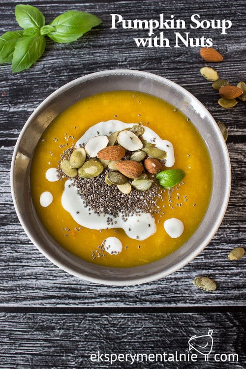 Roasted Pumpkin and Nuts Soup