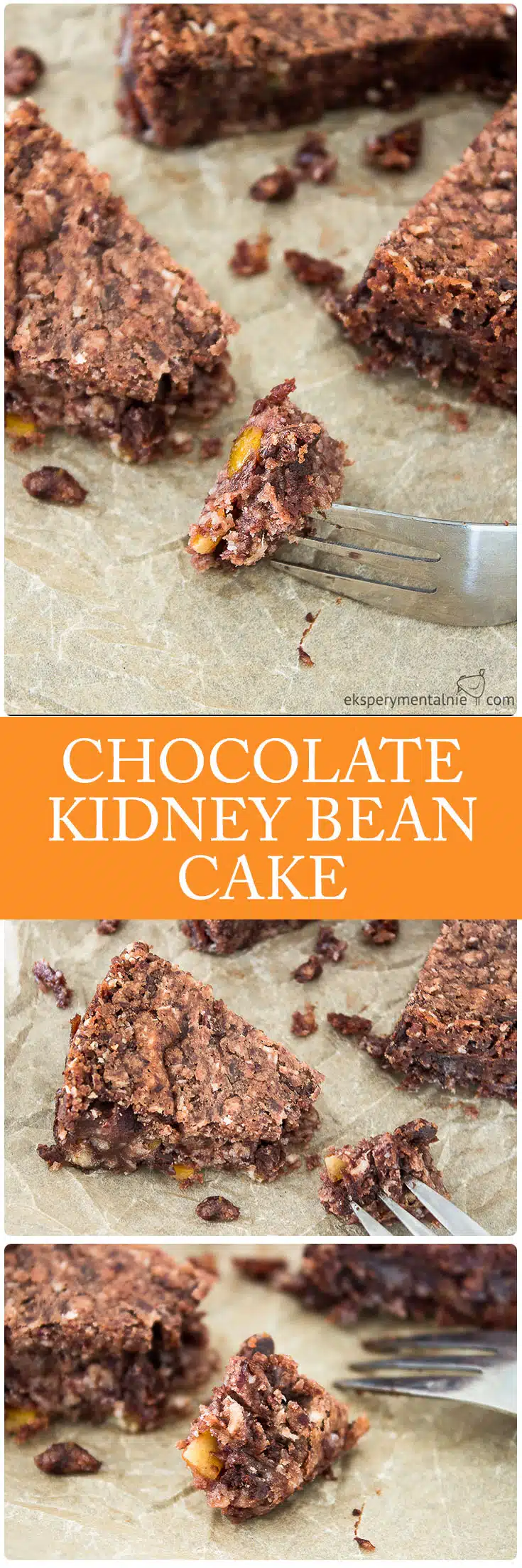 chocolate kidney bean cake vegan gluten free